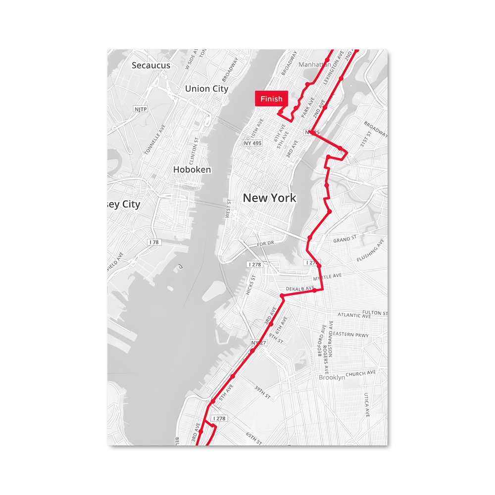 Poster Marathon de Manhattan